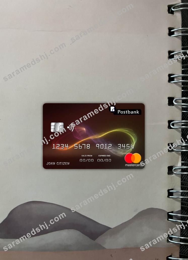 Bulgaria Post bank mastercard photolook front
